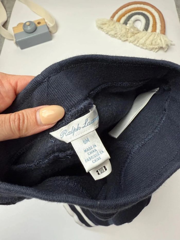 Ensemble Ralph Lauren bébé garçon 6 mois marine super état - photo numéro 5