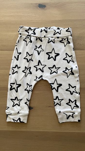 Legging blanc et noir Tex 6/9 mois