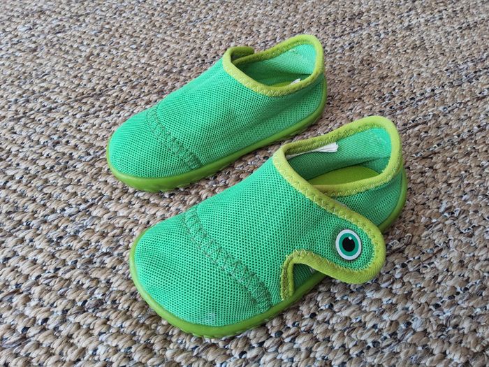Chaussures aquatiques Aquashoes 100 bébé vertes