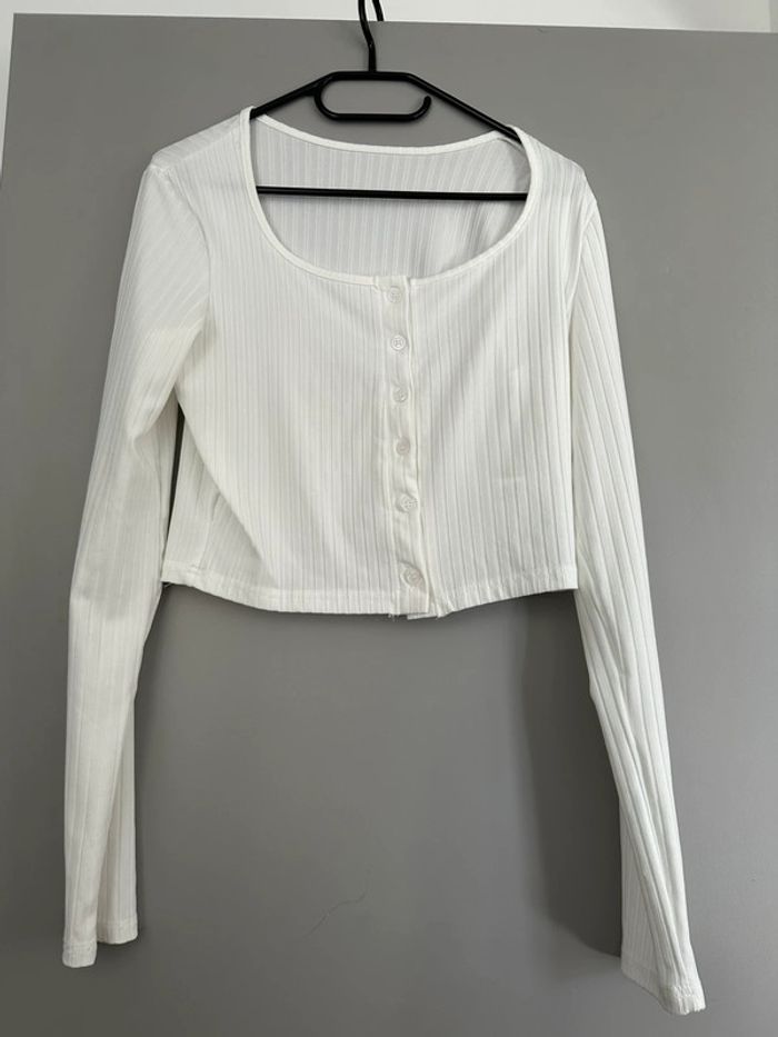 Top blanc Shein taille M