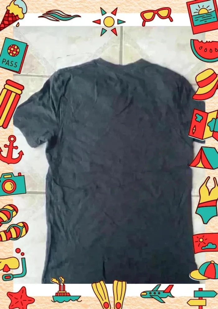 T shirt noir Celio S - photo numéro 2