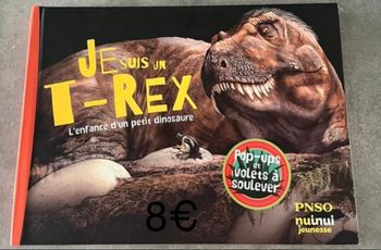 Livre « Je suis un T-rex » - très bon état 