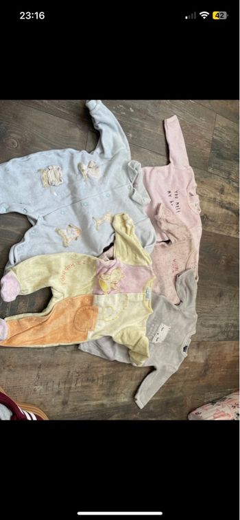 Lot pyjama 1-3 mois