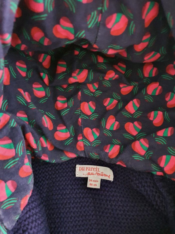 Gilet capuche dpam 24 mois - photo numéro 5