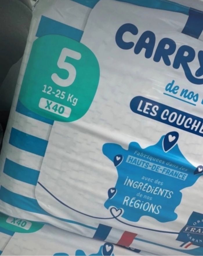 Lot de 4 paquets des couches carryboo taille 5 - photo numéro 2