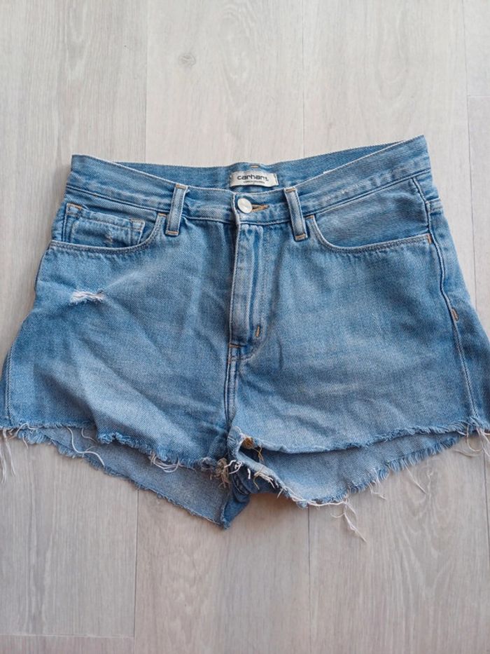 Short en jeans carhartt