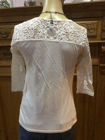 Blouse blanc crème Naf naf