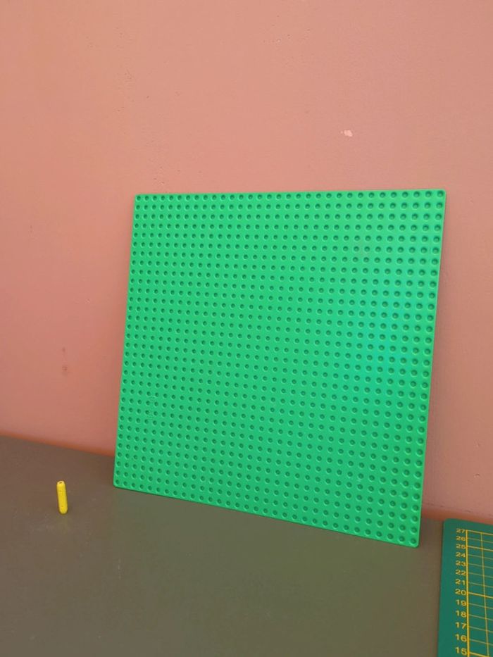 plaque lego vintage 32x32 vert Clair - photo numéro 2