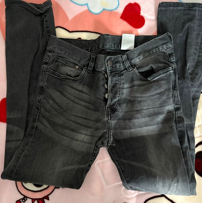Jeans gris homme