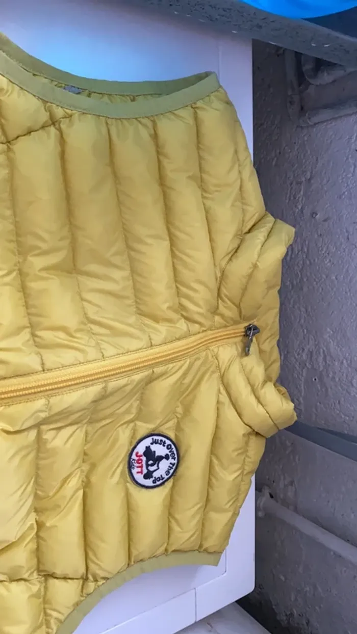 Jott sans manche jaune taille S - photo numéro 5