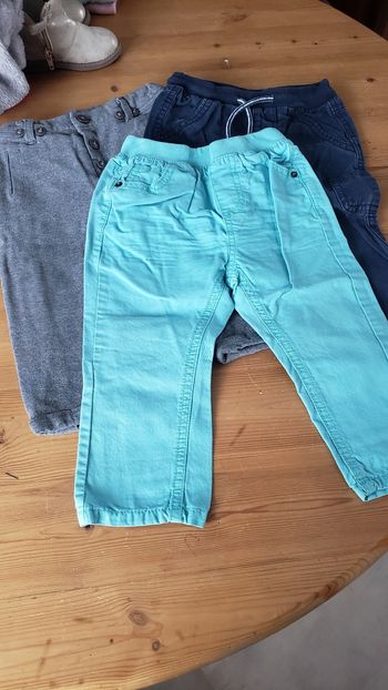 Lot 3 pantalons 18 mois