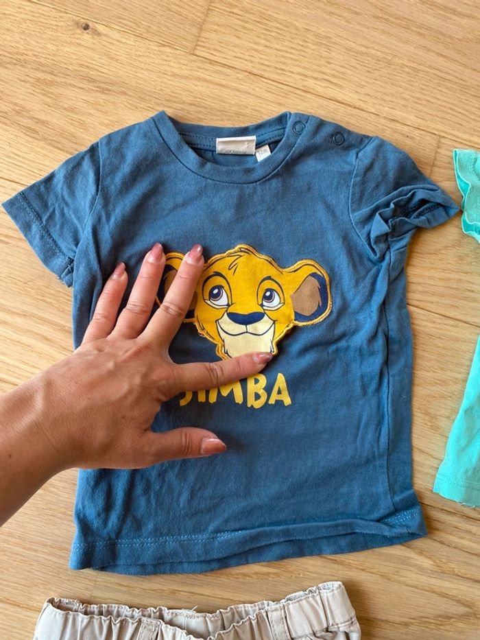 Lot garçon 12 mois été 6 vêtements légers - photo numéro 2