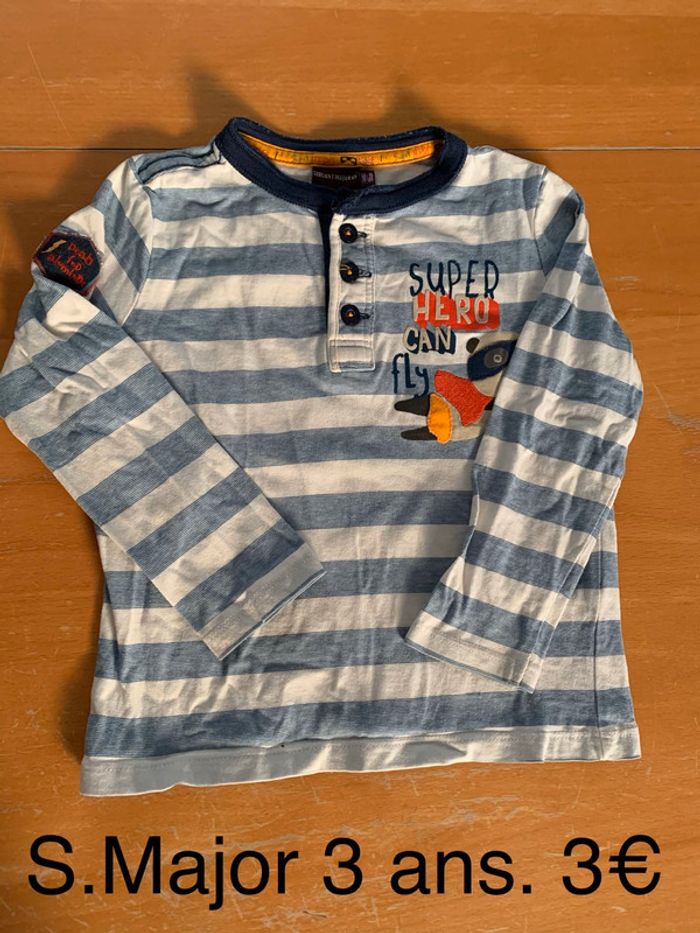 T-shirt garçon sergent major 3 ans