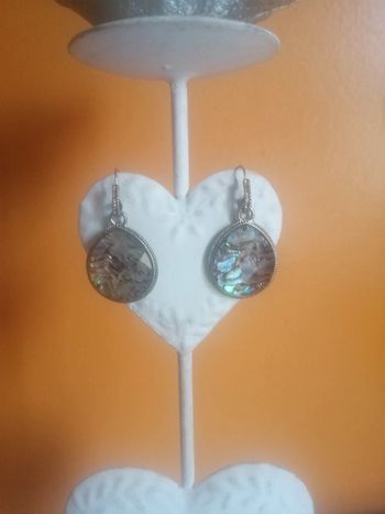 🌸Boucles d'oreilles dorées à reflets Vintage 🌸