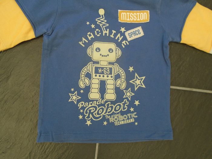 tee shirt manches longues garçon 18 mois - photo numéro 2