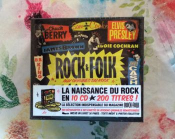 COFFRET ROCK & FOLK La naissance du Rock en 10 CD 200 Titres NEUF SOUS BLISTER