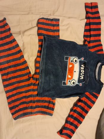 Pyjama voiture fluorescent