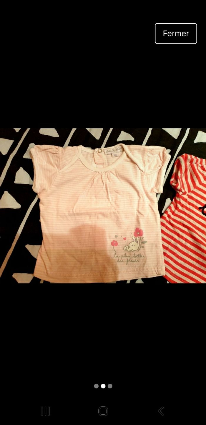 Lot de 2 tee shirt - photo numéro 2