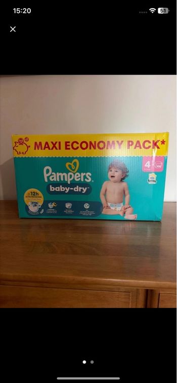 Pampers taille 4