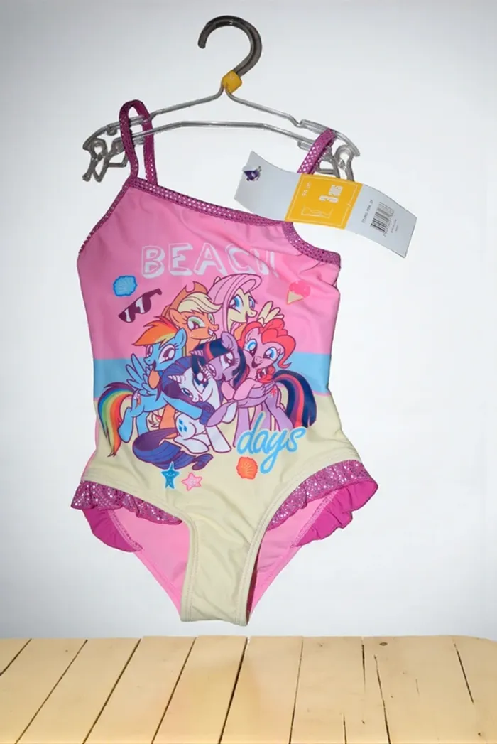 Maillot de bain My Little Pony – Taille 3 ans (94 cm), neuf avec étiquette