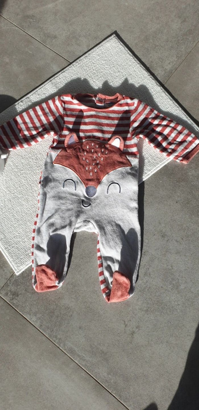 Pyjama renard 6 mois