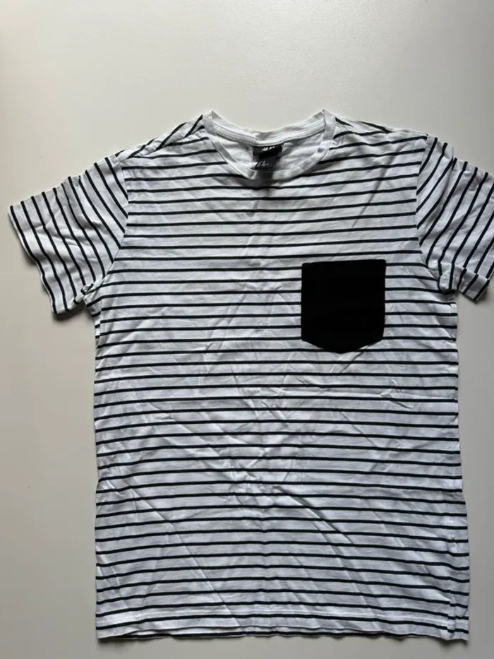 T shirt marinière H&M - photo numéro 2