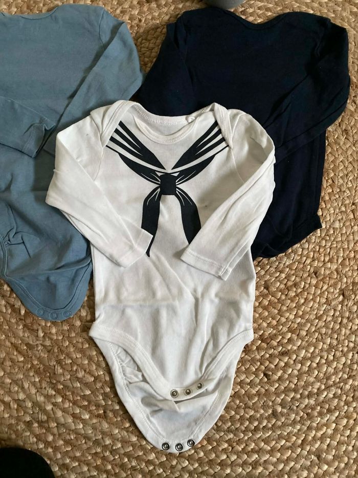 Lot de 5 bodies ml 2/6 mois - photo numéro 5