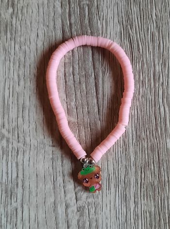 Bracelet rose pour enfant