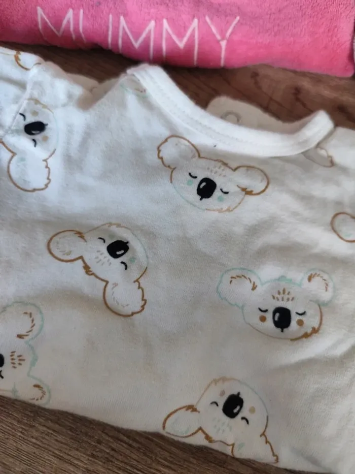 Lot de pyjamas Kiabi 1 mois mixte fille - photo numéro 6
