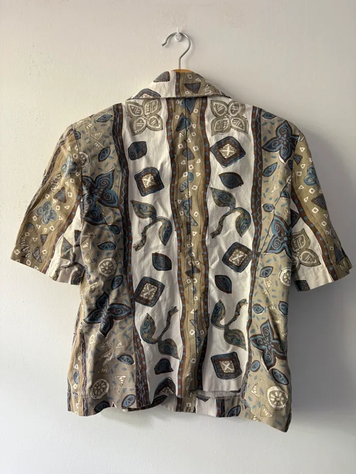 Veste tailleur manches courtes avec épaulette vintage Pimkie taille 38 - photo numéro 6