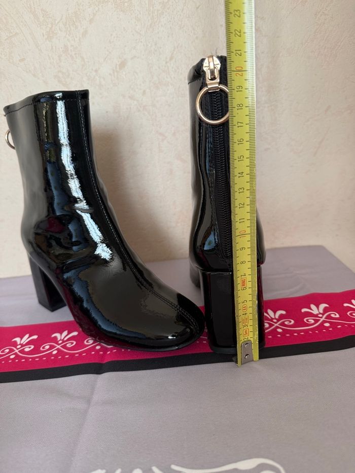 Bottines noir vernis neuves Eram 36 - photo numéro 3