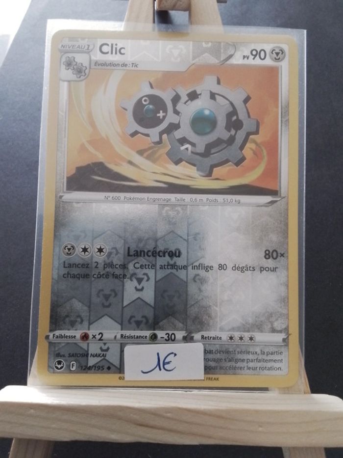 Carte Pokémon Clic Reverse 124/195