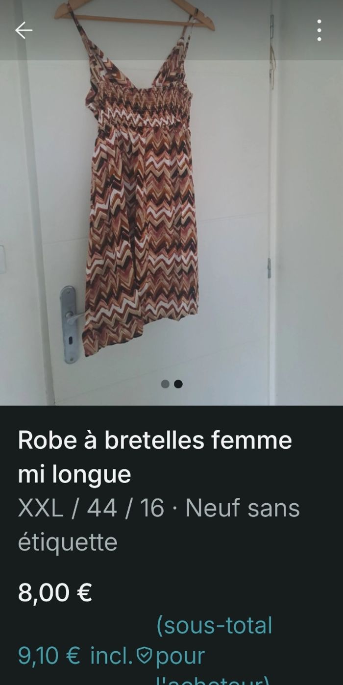 Robe femme mi longue d été - photo numéro 2
