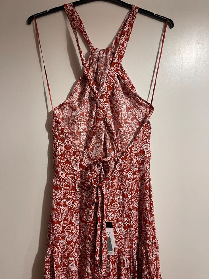 Robe dos croisé à motifs - photo numéro 4