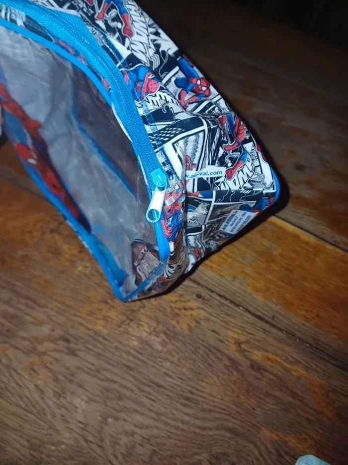Trousse de toilette transparente spiderman - photo numéro 4