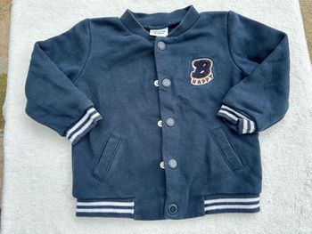 Veste bleu marine 18 mois tape à l'œil