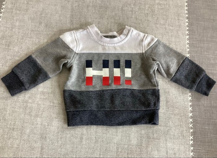 Sweat-shirt molletonné 6 mois