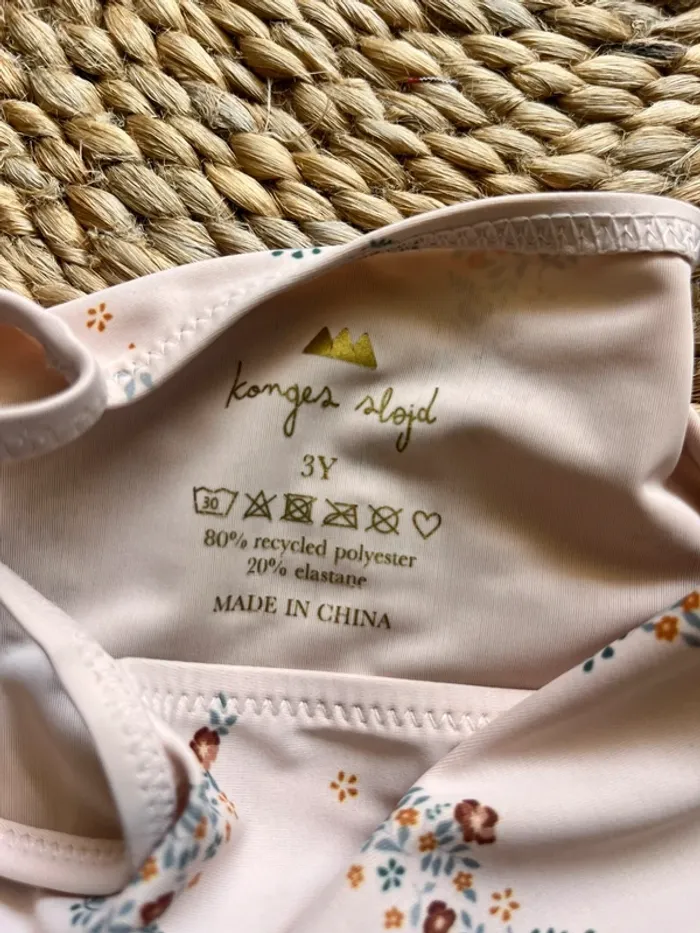 Maillot de bain à volants konges slojd 3 ans - photo numéro 3