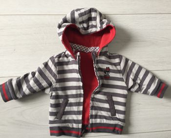 Gilet bébé garçon réversible