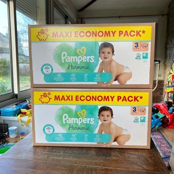 Couche taille 3 Pampers Harmonie taille 3 : 192 Couches