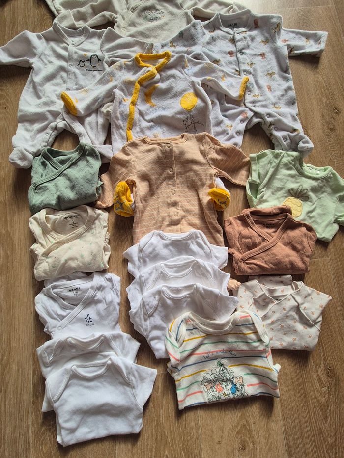 Lot bodies pyjama mixte - photo numéro 2