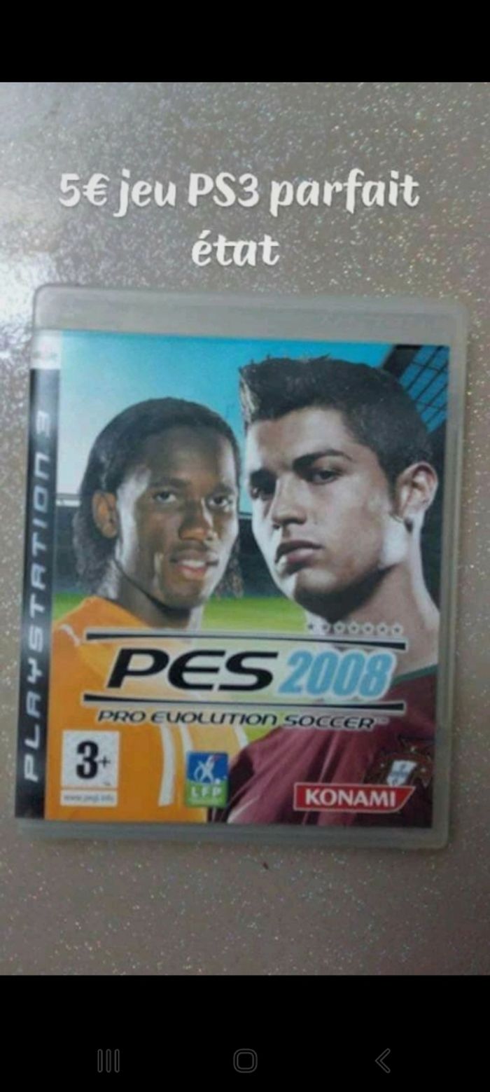 Jeux vidéo PES 2008 PlayStation 3