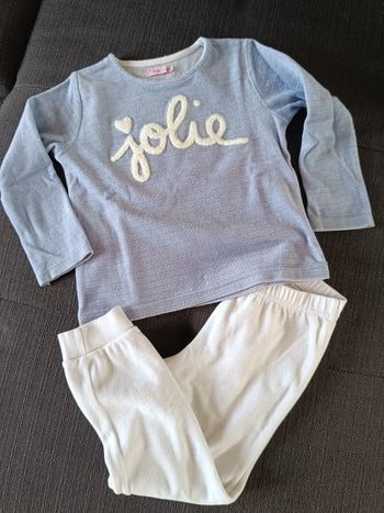 Pyjama velours 3 ans