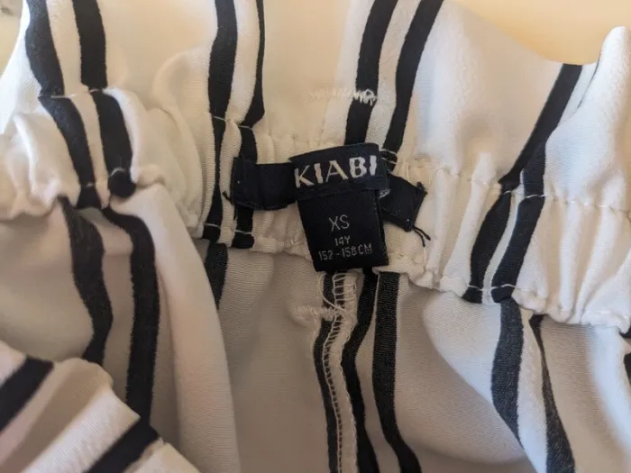 Pantalon rayé noir et blanc kiabi - photo numéro 3