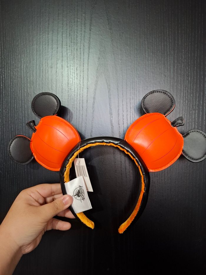 Ears serre-tête serre tête tête oreille Mickey Minnie Citrouille Pumpkin halloween Shangai Disneyland Disney - photo numéro 2