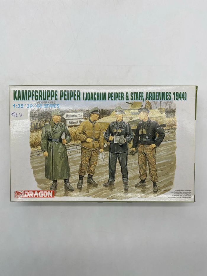 Dragon maquette Kampfgruppe peiper Joachim Peiper & staff Ardennes 1944