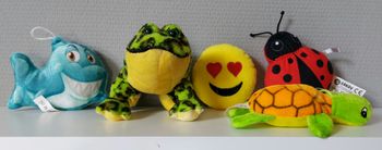 Lot de 5 peluches