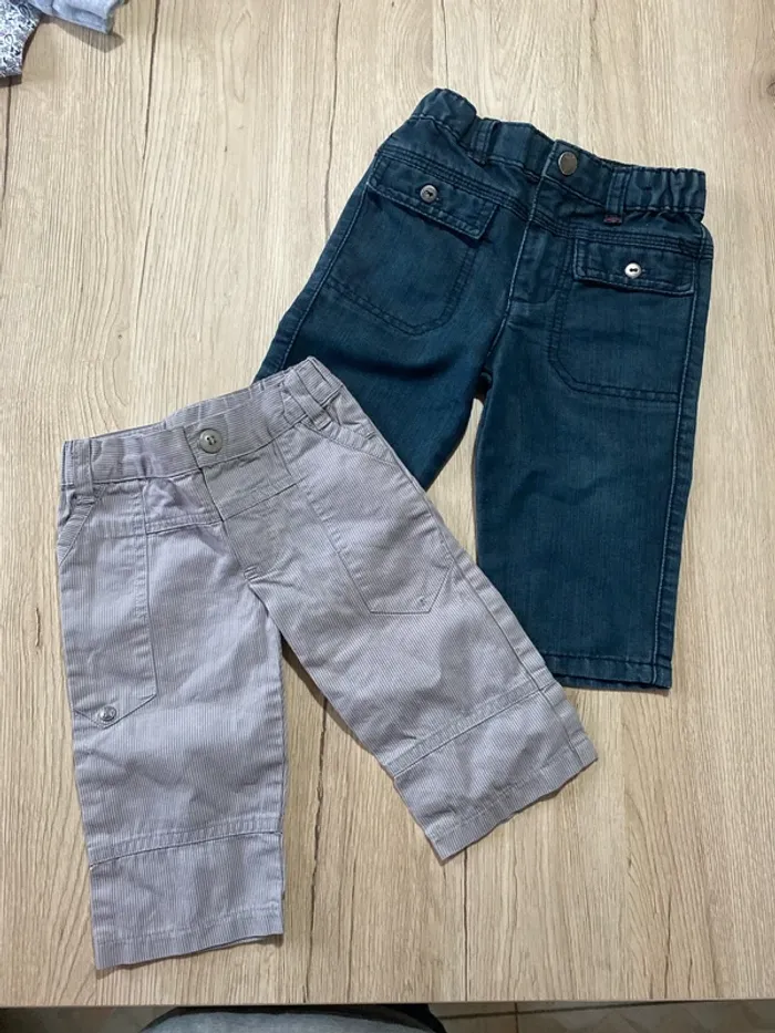 Lot de 2 pantalon 6 mois