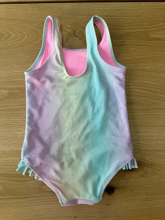 Maillot de bain 1 pièce arc-en-ciel et sirène - Taille 2/3 Ans - photo numéro 7