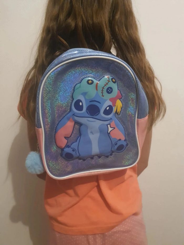 Petit sac a dos bleu disney - photo numéro 2